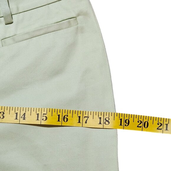 Brooks Brothers Womens Light Green 346 Natalie Fit Dress Pants Size 4 Cotton Ble - Picture 14 of 16